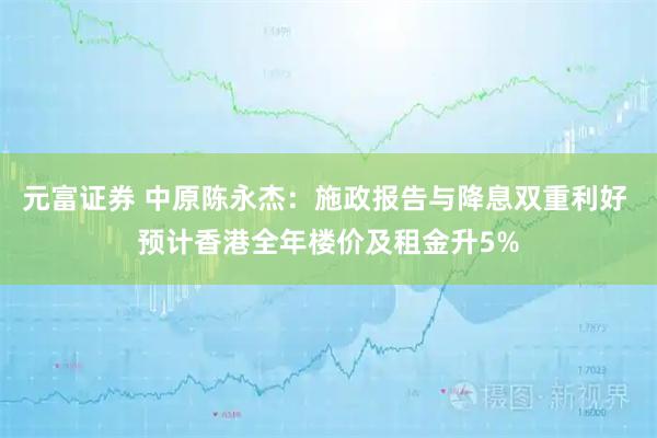元富证券 中原陈永杰：施政报告与降息双重利好 预计香港全年楼价及租金升5%